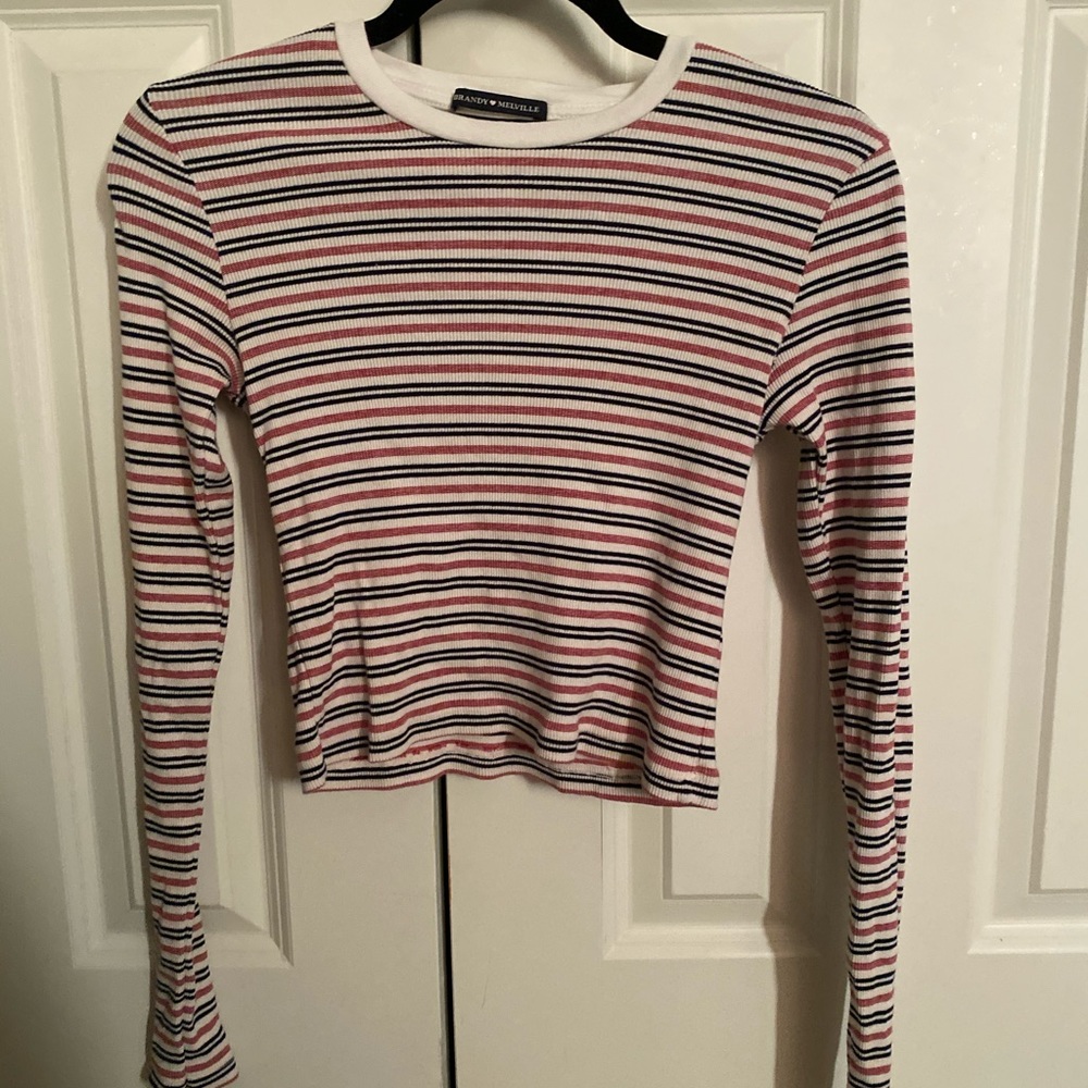 Brandy Melville OneSizeFits All Striped Longsleeve